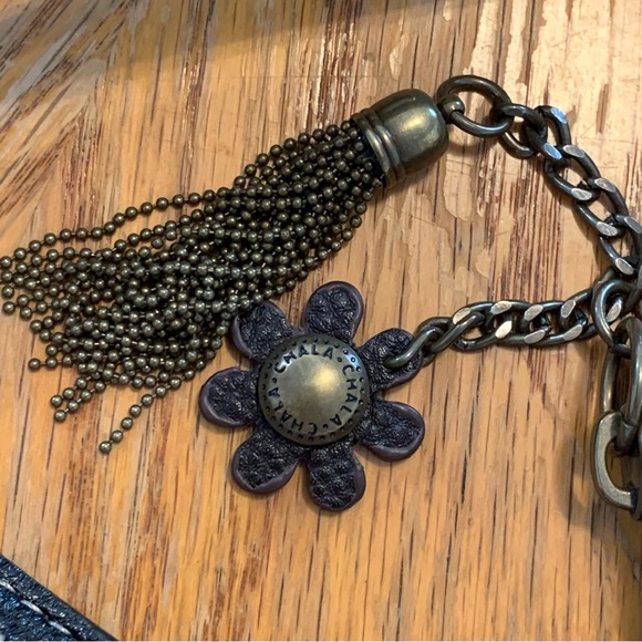 Chala Black and Brown Floral Crossbody Bag - Picture 6 of 14